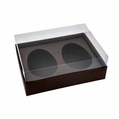 Caixa ovo de colher 100g/150g x 2 - marrom marrocos