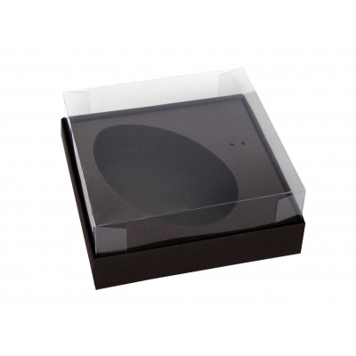 Caixa ovo de colher 350g - marrom-café