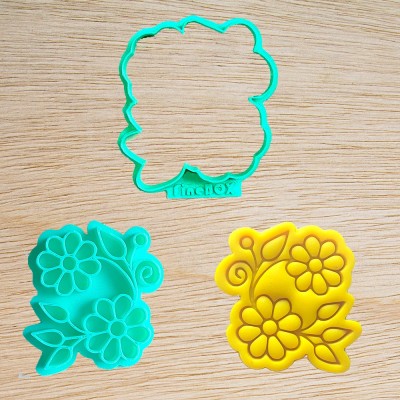Cortador de biscoito - Dia da Mulher - Flor Margarida - DM029