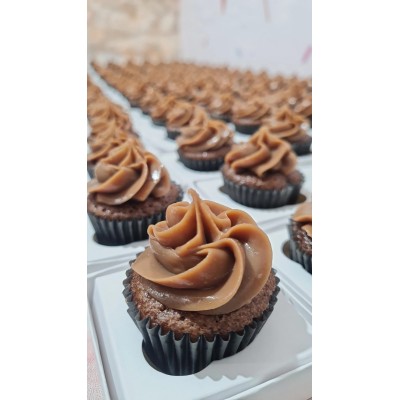Berços - Caixa Mini Cupcake 6x6 - Branca - 50 un