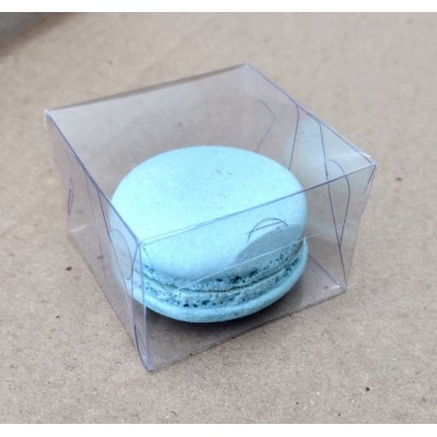 Caixa 1 macaron transparente