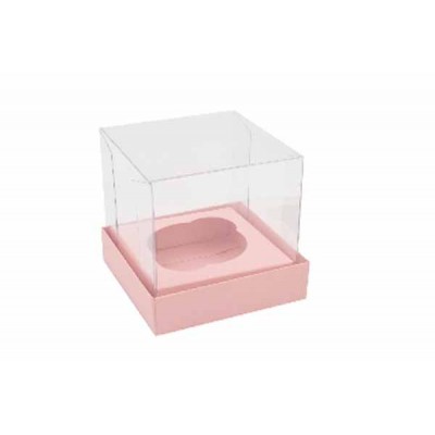 Caixa Mini Cupcake - Rosa Bebê